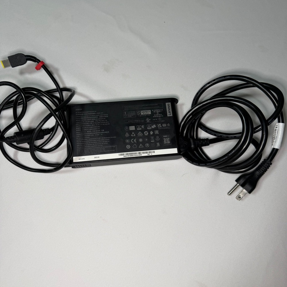 Lenovo 230W AC Adapter Charger ADL230SDC3A 20V 11.5A Slim Tip SA10R16888 02DL142